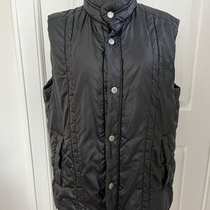 DKNY Black Quilted Men's Vest